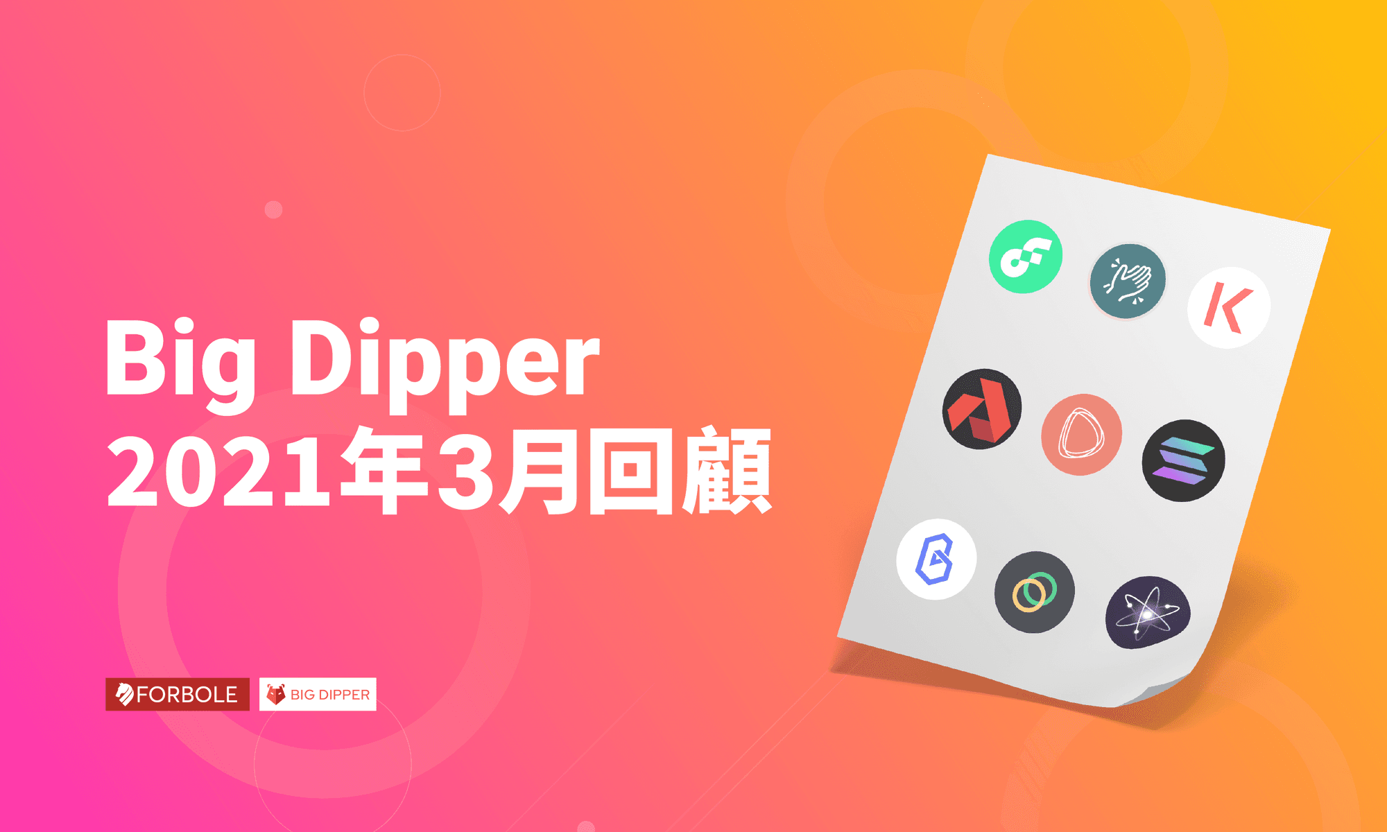Big Dipper 每月回顧 - 2021 年 3 月