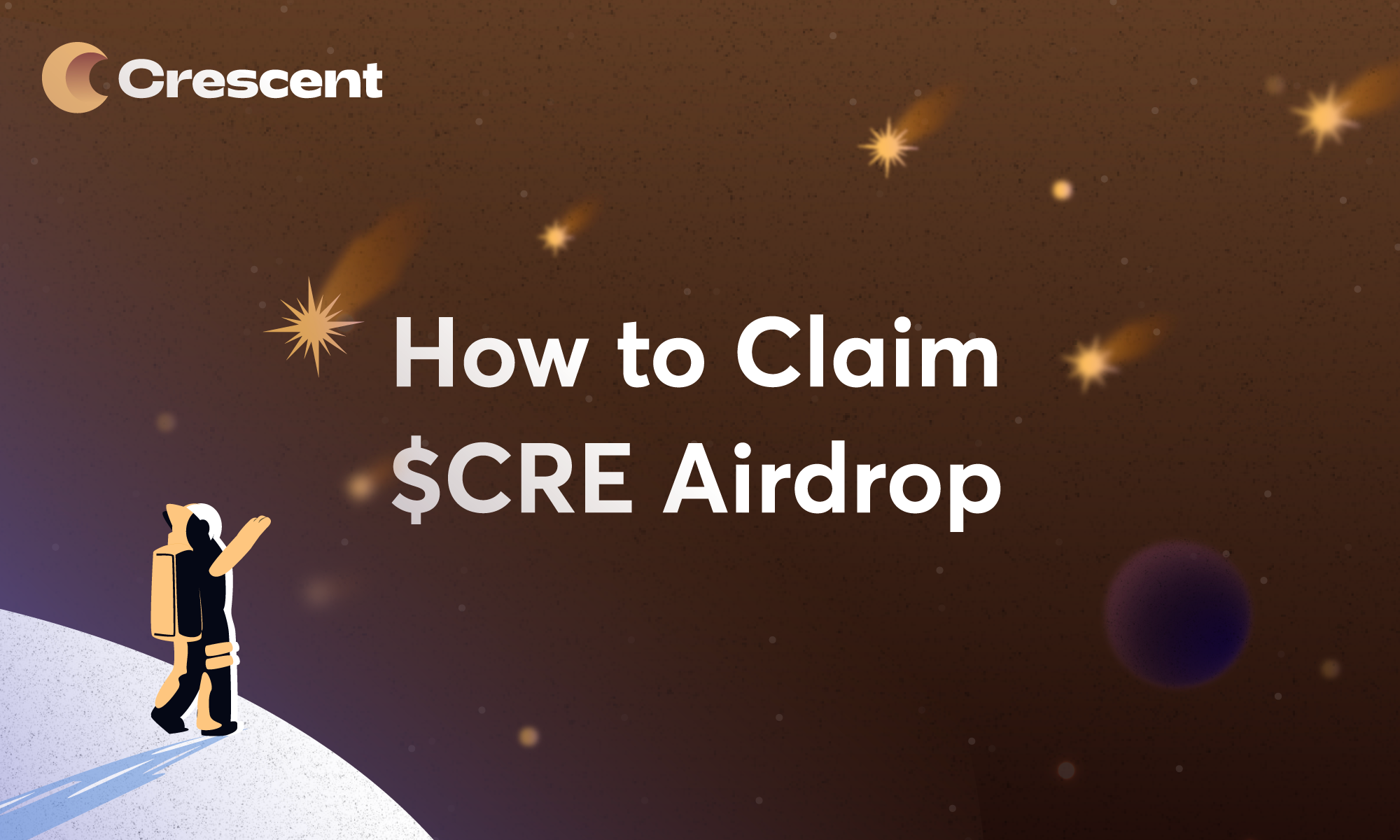 How to Claim $CRE Airdrop