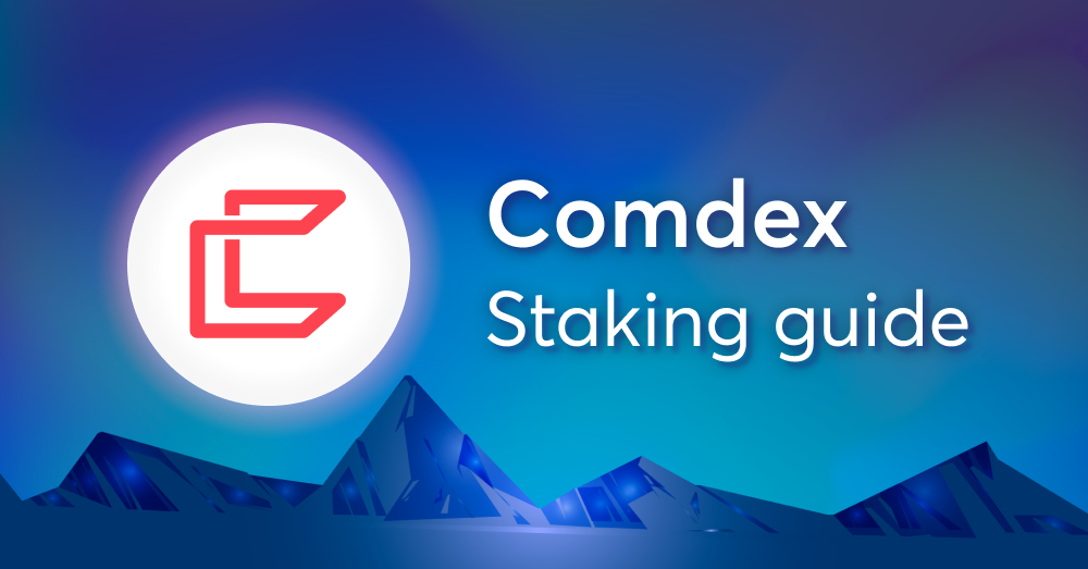 How to Stake $CMDX on Comdex