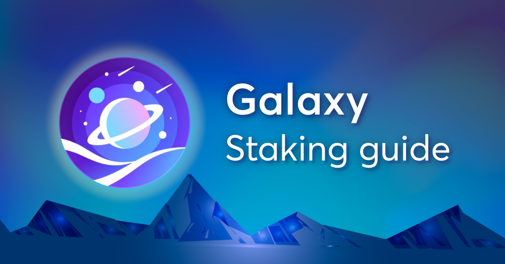 How to stake $GLX on Galaxy Network