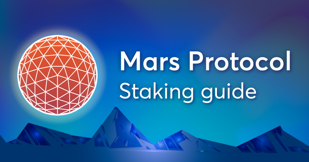 How to stake $MARS on Mars Hub