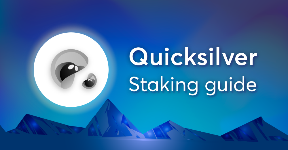 How to stake $QCK on Quicksilver