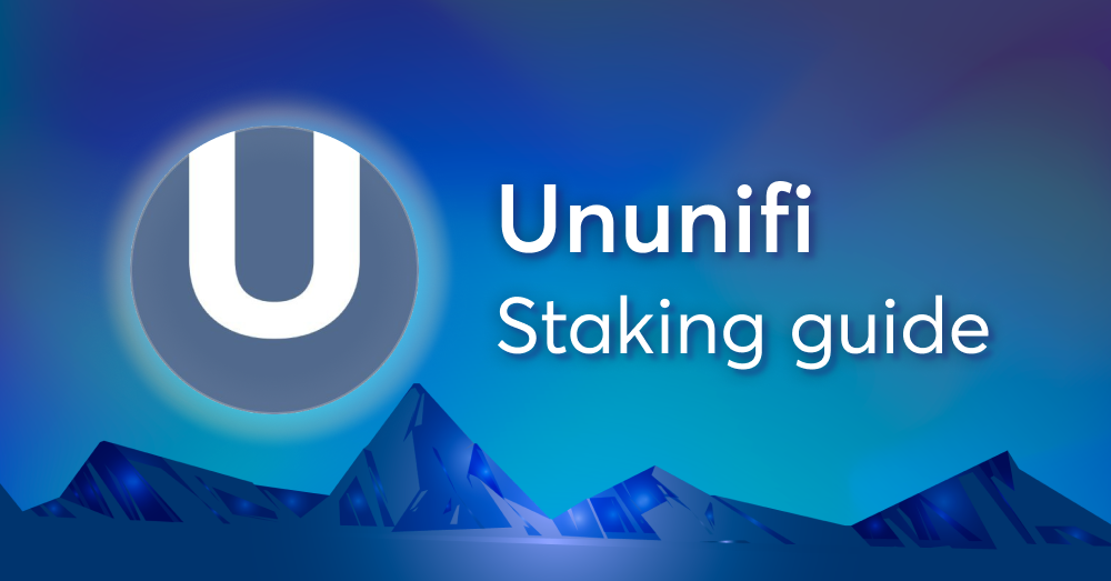How to stake $GUU on UnUniFi Protocol