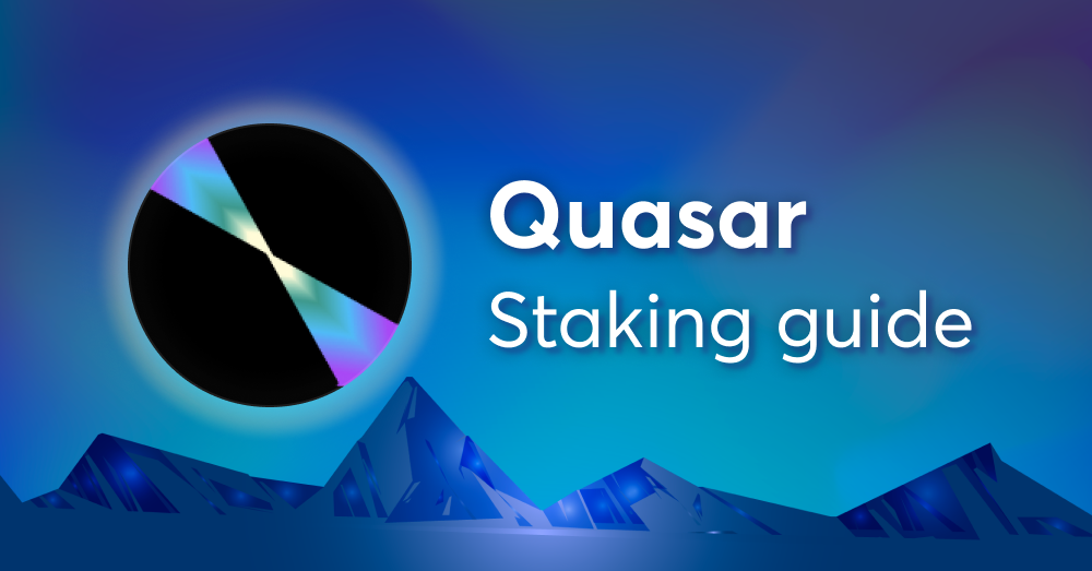 How to stake $QSR on Quasar